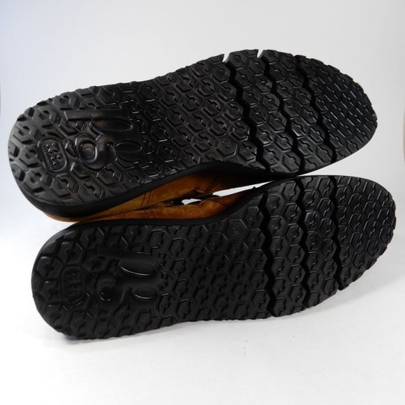 PAUL GREEN Gianna Lace Up Platform Moto Bootie BOOTS Size 9 Cognac NEW $499 - Picture 6 of 12